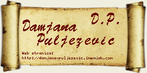 Damjana Puljezević vizit kartica